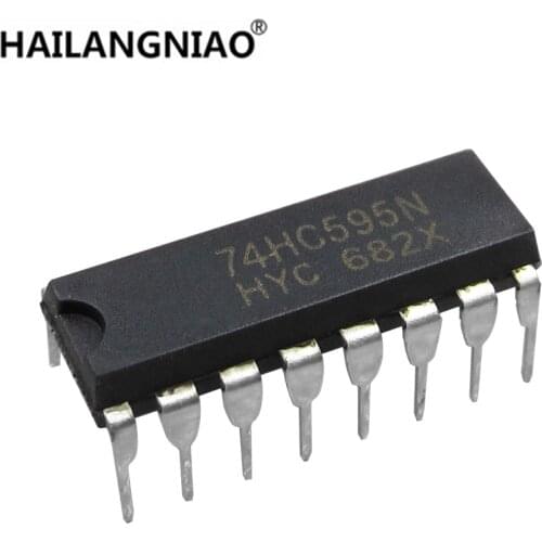 10PCS SN74HC595N DIP16 SN74HC595 DIP 74HC595N 74HC595 new and original IC