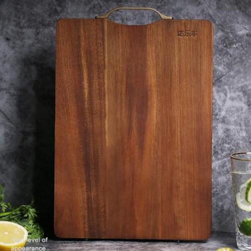 Acacia Wood Cutting Board, Solid Wood Household Cutting Board, Chopping Board, Kitchen Cutting Board, Antibacterial And