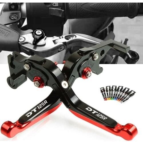 Motorcycle Accessories CNC Brake Clutch Levers Adjustable Folding Extendable For yamaha DT125R DT 125R 1998 2000-2004 2002 2003