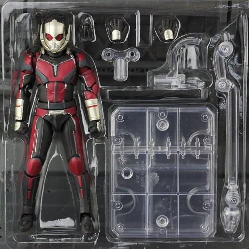 SHF Marvel Avengers Endgame AntMan BJD Joints Moveable Ant man Figure Model Toy 17cm