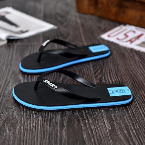 Flip Flops Slippers Men Summer Pvc Slippers for Men Sandlas Casual Fashion Breathable Beach Shoes Men Bathroom Slippers New