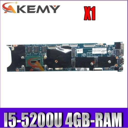 Thinkpad is suitable for X1 Carbon 3nd Gen I5-5200U 4GB notebook motherboard. FRU 00HT352 00HT339 00HT339