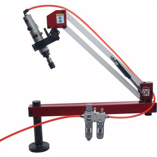 M3-16 universal Working Range 1500mmPneumatic Tapping Machine Air Tapper Tools Thread Drill Overload Protection Chuck