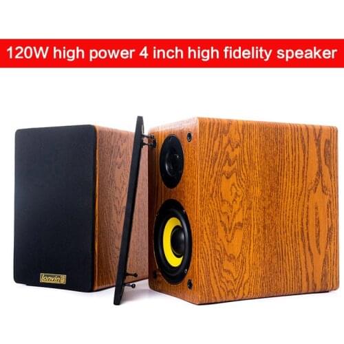 120W 4 Inch High-power High-fidelity Speaker Home HIFI Fever Passive Audio Home Theater Bookshelf Desktop Surround Speakers