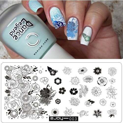 1pc steel nail Stamp Stamping Image Konad Plate Print Nail Art Template DIY Beauty manicure tools