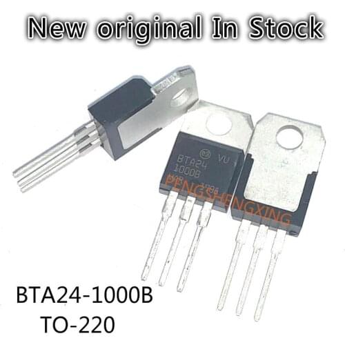10PCS/LOT BTA24-1000B bidirectional thyristor encapsulation TO-220 New original spot hot sale