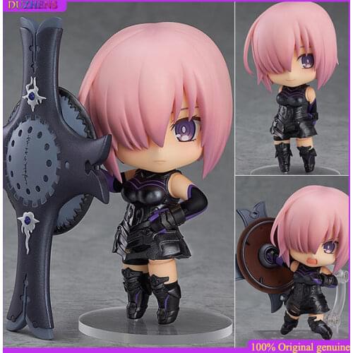100% Original: Fate/Grand Order Mash Kyrielight 664 Q version figma PVC Action Figure Anime Figure Model Toys Figure Doll Gift