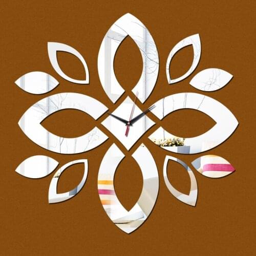 2020 special offer wall stickers clock multi piece package quartz living room acrylic mirror style clocks modern