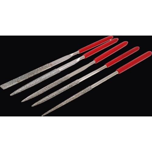 5pcs/set 140mm Mini File Set Diamond Needle Files Multi For DIY Wood Glass Stone Wood Carving Filling Hand Tools