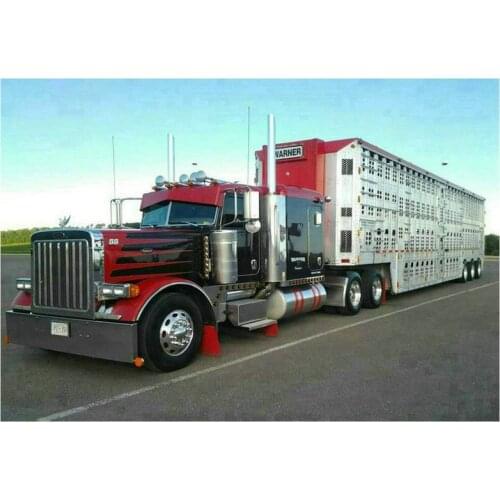 5d diy diamond painting big truck sticker 3d full square / round train pattern landscape rhinestone mosaic home decoration kit