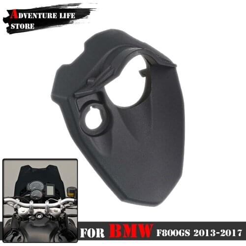 Motorcycle Accessries Plastic Miles Ignition Surround Trim Panel For BMW F800GS F 800 GS GS800 Decorative Cover 2013-2017 Black
