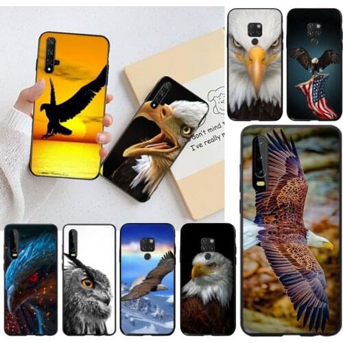 Mantin Bird Eagle hawk Phone Case for Huawei P40 P30 P20 lite Pro Mate 30 20 Pro P Smart 2020 prime