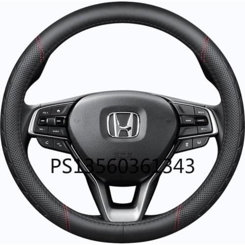 Suitable for Honda Accord Civic Fit VEZEL CRV URV Odyssey real cowhide steering wheel cover
