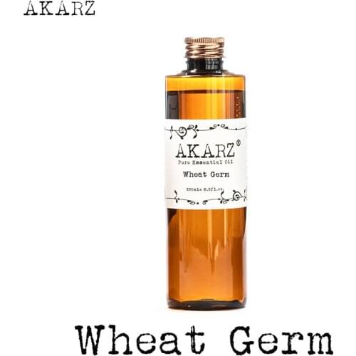 Wheat germ essential oil AKARZ Top Brand body face skin care spa message fragrance lamp Aromatherapy wheat germ oil