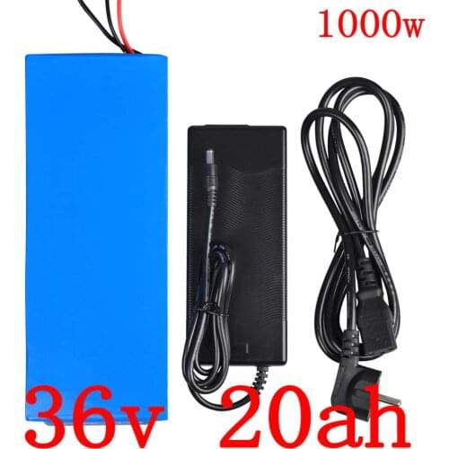 36V 20Ah Lithium Battery 36V 500W 1000W Electric Scooter Battery 36V 20AH 15AH 10AH Electric Bike Battery Pack with 2A charger