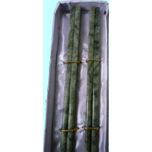 Natural Lantian jade chopsticks