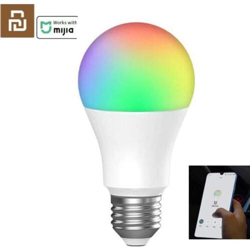 New Youpin inncap Smart LED light Bulb Colorful E27 Dimmable Lampada Timer Night Light Bulb work xiami mi home mijia Smart APP