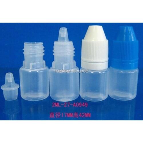 2ml eye drop bottle plastic bottle for pharmaceutical / essential oil