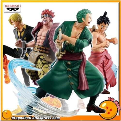 SALE0a Japan Anime "ONE PIECE" Original Banpresto LOG FILE SELECTION Collection Figure - ZORO Sanji Monkey D. Luffy Kid