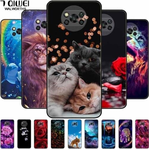 Silicone Case For Xiaomi Poco X3 Pro Cover Soft TPU Back Covers For Xiaomi Poco X3 NFC Case Full Camera Protect Funda PocoX3 X 3