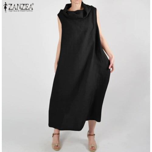 Women Dress Summer Clothes Women Sundress ZANZEA Lady Party Dresses Women Long Maxi Vestidos Casual Sarafans Kaftan Robe Femme