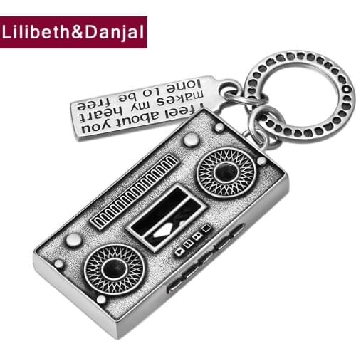 2019 Fashion Pendant 100% 925 Sterling silver Jewelry Men Women Retro nostalgia Radio Necklace Pendant Charm Jewelry making P96