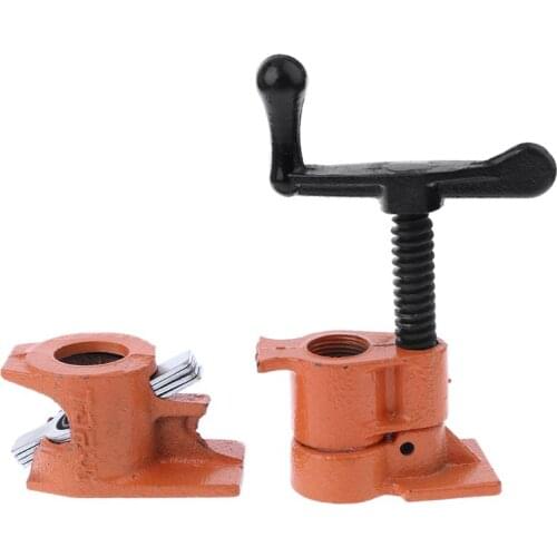 2021 New Woodworking Fixing Pipe Clamp Cast Iron Wood Gluing Pipe Clamps Heavy Duty Connector