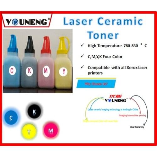 800 degree high temperature color ceramic toner powder Compatible For Ricoh and Xerox model vitrotype Print