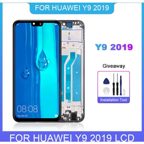 Catteny Promotion Enjoy 9 Plus Y8S Display For Huawei Y9 2019 Lcd Screen Touch Digitizer Assembly Free Shipping