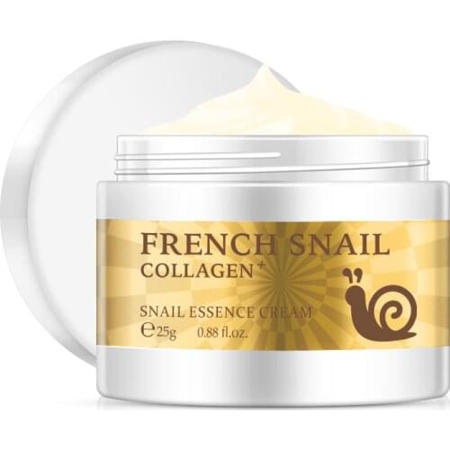 Snail Face Cream Hyaluronic Acid Anti-aging Moisturizer Nourishing Collagen Essence Day Crea Dropshipping SMJ