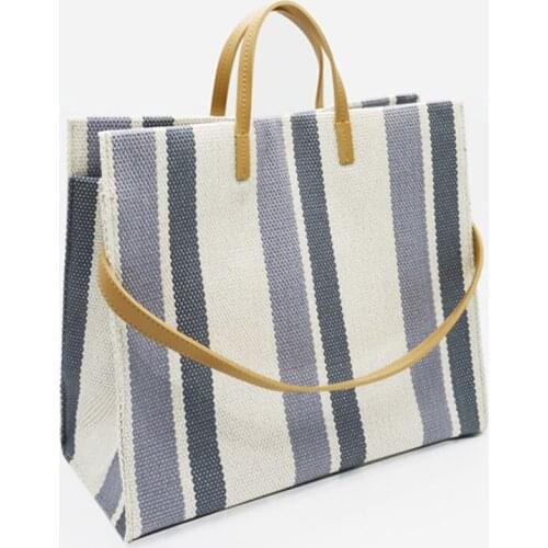 BENVICHED Ladies' canvas Tote bag 2021 new spring fashion handbag Inclined single shoulder Shopping bag small square bag c340