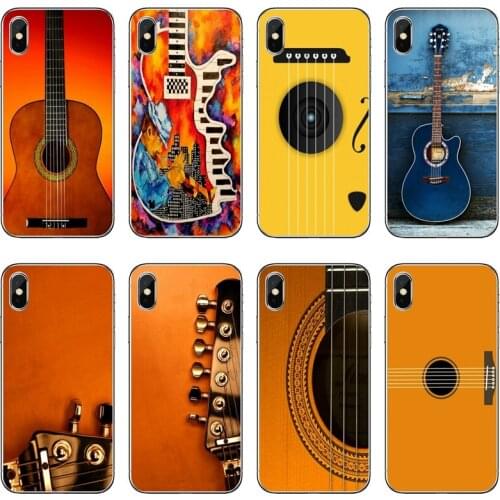 Hot Guitar is my life Transparent Phone Case For iPhone 12 11 Pro Max Mini XS Max XR X 8 7 Plus 6 6S Plus 5 5S SE 2020