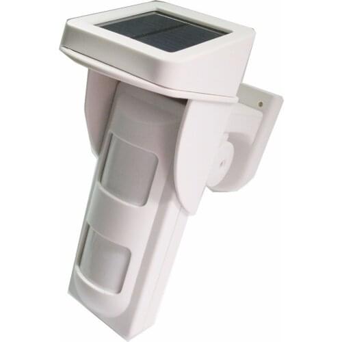 433mhz solar power outdoor wireless PIR detector sensor compatible with Golden security alarm KeRui alarm PGST Alarm