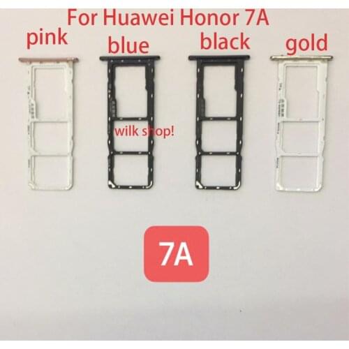 New For Huawei Honor 7A 8A 7C 7X Sim Card Tray Slot Holder Replacement Parts