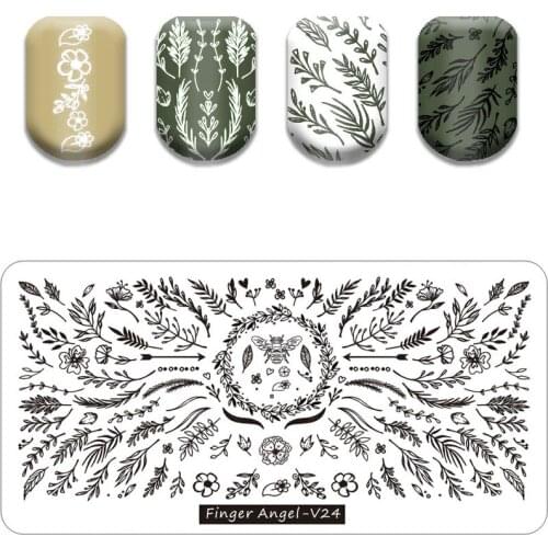 Nail Art Stamping New Style DIY Image Nail Template Manicure Stencil Set For Nail Stamping