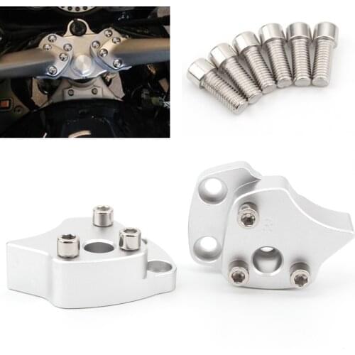Motorcycle Aluminum Handlebar Risers Bar Mount Handle Clamp Kit For Yamaha FJR 1300 2001-2005 Models Accessories