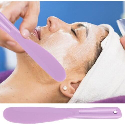 Mini Cosmetic Spatula Curved Scoop Makeup DIY Tool Mask Cream Mixing Spoon Eye Cream Stick Face Makeup Beauty Tool Reusable