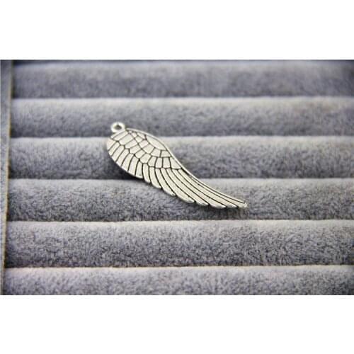 ZRM Fashion Jewelry Antique Charm Potter Snitch Wings 5CM*1.5CM