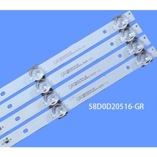 New original LCD light strip 58D0D20516-GR 10pcs 5 lamp