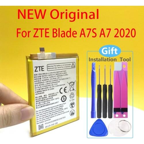 NEW Original Battery For ZTE Blade A7S A7 2020 4000mAh Li3839t43p8h826348 IN Stock High Quality +Tracking Number