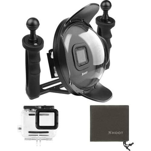 Upgraded 5.0 Version Stabilizer Tray Dome Port for GoPro Hero7/6/5 6 inch Diving Handheld Lens Dome Lens Underwater Photography