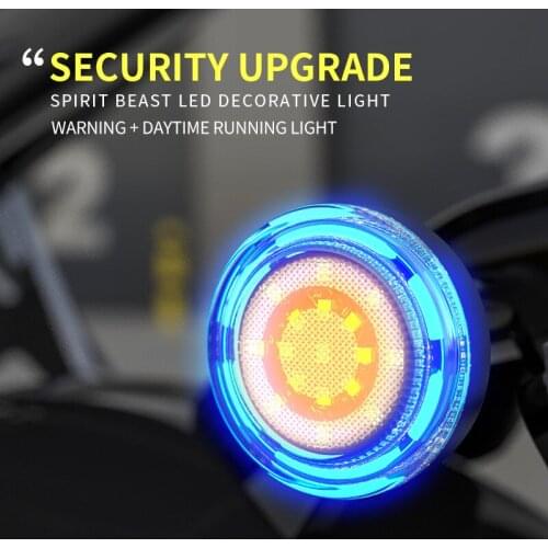 Suitable CFMOTO Motorcycle Decoration LED Light Highlight Warning Light Accessories 12V External Auxiliary Light