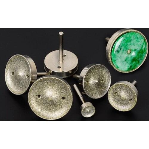 1pcs Coarse Sand Grinding Head Wheel Polishing Tools Carborundum Jade Carving Drilling Machine Tools Peace Buckles 20-50MM