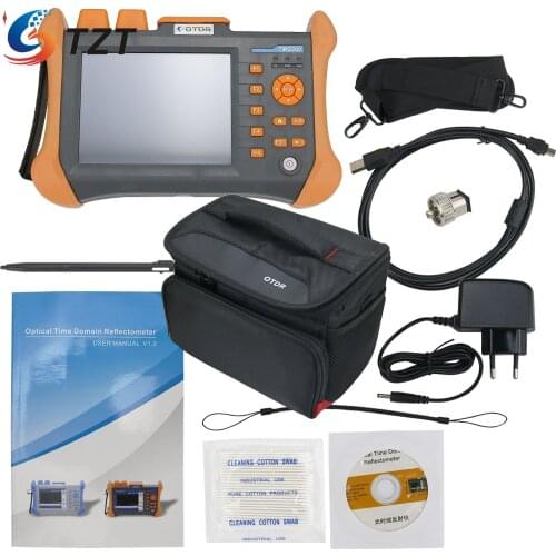 TZT OTDR SM Optical Time Domain Reflectometer Tester 1310/1550nm 32/30dB Built-in VFL 10mW
