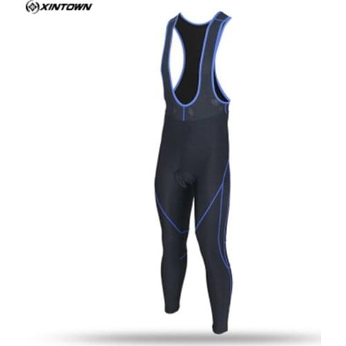 Xintown 2018 Team Sport Men Cycling Long Bib Pants Coolmax 3D Gel Pad mtb Bike Bib Pants Tights Bicycle Racing Trousers Pants