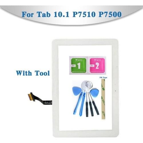 10.1" For Samsung Galaxy tab 10.1 P7510 P7500 Tablet Touch Screen Digitizer Sensor Front Outer Glass Lens Panel