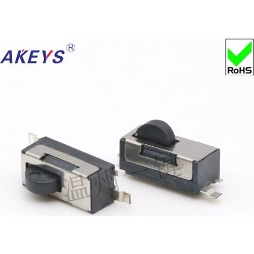 10 pcs KFC-W1-03 round head limit camera reset micro silent switch high Life 2 feet black inner spring