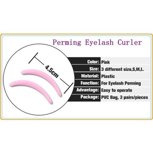 5 Bags S/M/L Size Silicone Eyelash Perming Patch/Pad Perming Tools By Free Shipping