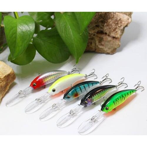 5PCS Fish Bait Soft Bait Set Selling Channel Sub-soft Bait Fishing Rod Hooks Fishing Lure Tackle Fishing Lures 6cm/7.5g