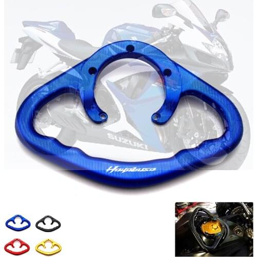 Alconstar - Motorcycle Passenger Grab Hand Grip Tank Grab Bar Handles Armrest For Suzuki Hayabusa 2009-2016